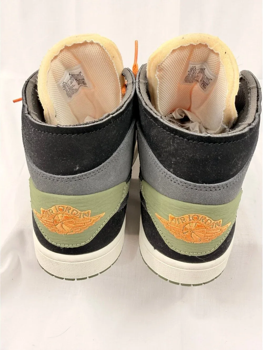 Nike Air Jordan 1 Mid SE Craft Anthracite Light Olive Men Size 10.5US FD6817-003